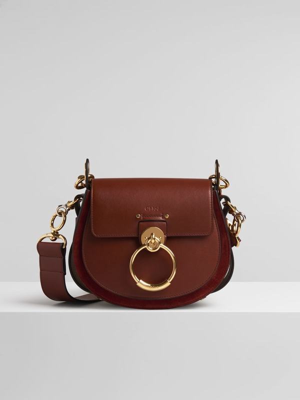 Chloé Bolsos Mujer Tess Marrones Suede OGVB01285